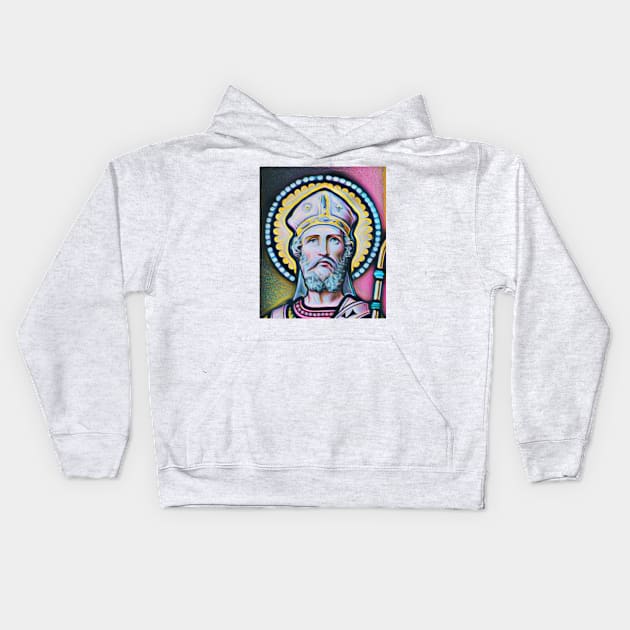 Anselm of Canterbury Portrait | Anselm of Canterbury Artwork 10 Kids Hoodie by JustLit